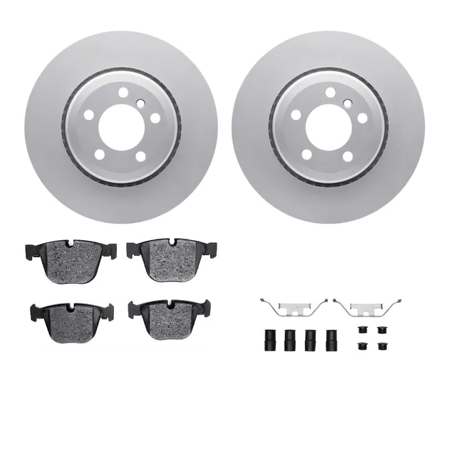 R1 Concepts WDWH1-31044 Brake Rotor- Carbon Coated W/ Ceramic Pads & Hdw